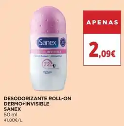 El Corte Inglés desodorizante roll-on dermo+invisible sanex promoção