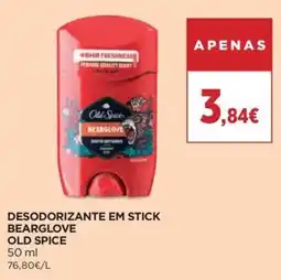 El Corte Inglés desodorante em stick bearglove old spice promoção