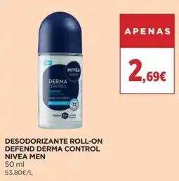 El Corte Inglés desodorizante roll-on defend derma control nivea men promoção