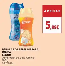 El Corte Inglés Pérolas de perfume para roupa lenor promoção
