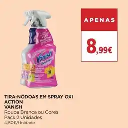 El Corte Inglés tira-nódoas em spray oxi action vanish promoção