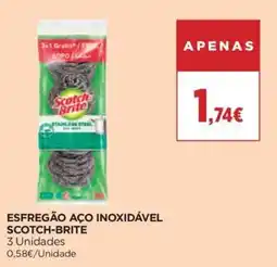 El Corte Inglés esfregão aço inoxidável scotch-brite promoção