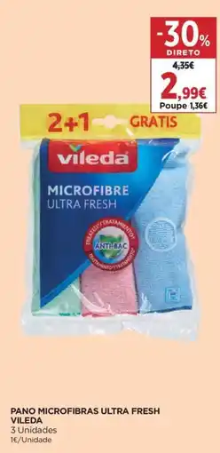 El Corte Inglés Pano microfibras ultra fresh vileda promoção