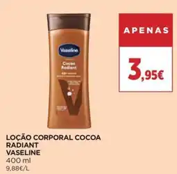 El Corte Inglés Loção corporal cocoa radiant vaseline promoção