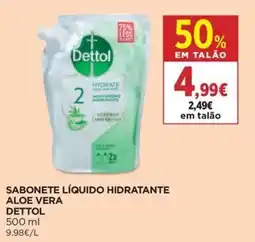 El Corte Inglés Sabonete líquido hidratante aloe vera dettol promoção