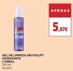 El Corte Inglés gel de limpeza revitalift hidratante l'oréal promoção