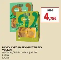 El Corte Inglés ravioli vegan sem glúten bio voltan promoção