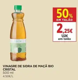 El Corte Inglés vinagre de sidra de maçã bio cristal promoção