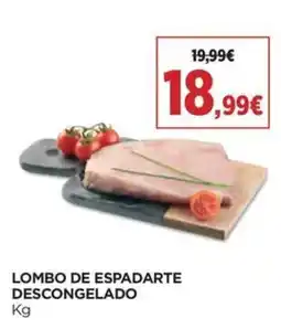 El Corte Inglés Lombo de espadarte descongelado promoção