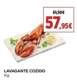 El Corte Inglés Lavagante cozido promoção