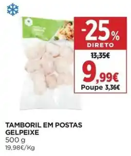 El Corte Inglés Tamboril em postas gelpeixe promoção