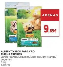 El Corte Inglés alimento seco para cão purina friskies promoção