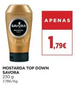 El Corte Inglés Mostarda top down savora promoção