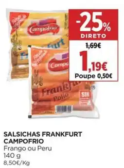 El Corte Inglés Salsichas frankfurt campo frio promoção