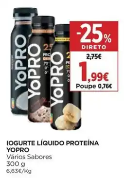 El Corte Inglés Iogurte líquido proteína yopro promoção