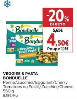 El Corte Inglés Veggies & Pasta Bonduelle promoção