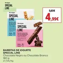 El Corte Inglés Barritas de iogurte special line chocolate negro ou chocolate branco promoção
