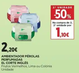 El Corte Inglés ambientador pérolas perfumadas el corte inglés promoção