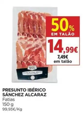 El Corte Inglés Presunto ibérico sánchez alcaraz promoção