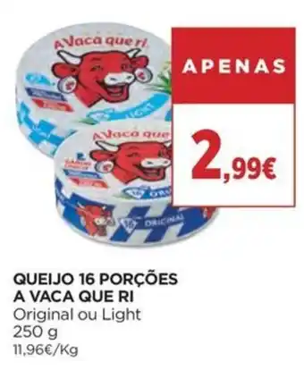 El Corte Inglés queijo 16 porções a vaca que ri promoção