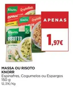 El Corte Inglés massa ou risoto knorr promoção