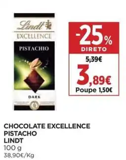 El Corte Inglés Chocolate excellence pistacho lindt promoção