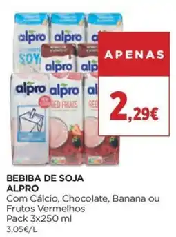 El Corte Inglés bebida de soja alpro promoção
