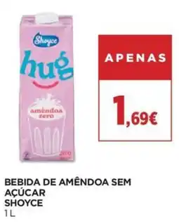 El Corte Inglés Bebida de amêndoa sem açúcar shoyce promoção