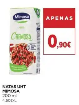 El Corte Inglés Natas uht mimosa promoção
