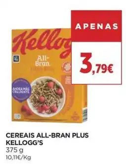 El Corte Inglés Cereais all-bran plus kellogg's promoção