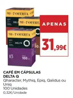 El Corte Inglés café em cápsulas delta q promoção