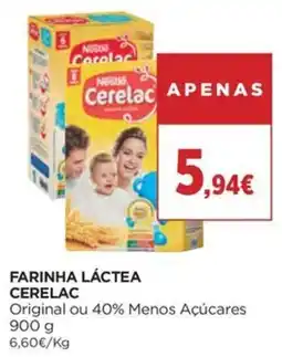 El Corte Inglés Farinha láctea cerelac promoção