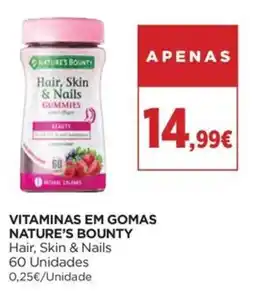 El Corte Inglés vitaminas em gomas nature's bounty promoção