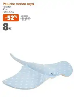 Hôma Peluche manta raya promoção