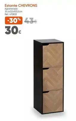 Hôma Estante chevrons promoção