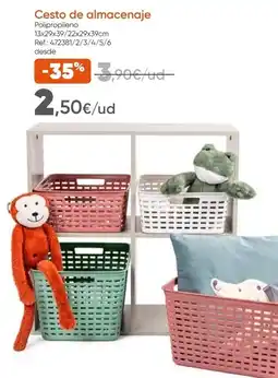 Hôma Cesto de almacenaje promoção