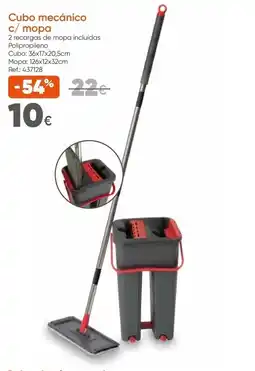 Hôma Cubo mecánico c/ mopa promoção