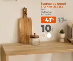Hôma Estante de pared FIXY promoção