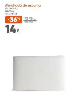 Hôma Almohada de espuma Aloe Vera promoção