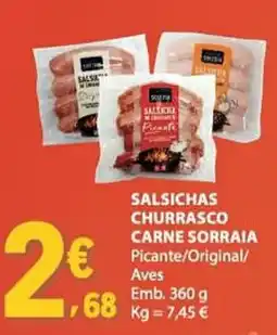 E.Leclerc Salsichas churrasco carne sorraia promoção