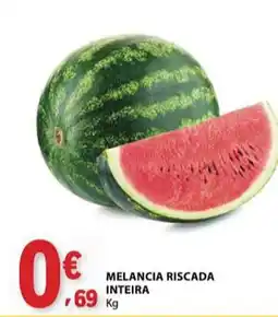 E.Leclerc melancia riscada inteira promoção