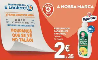 E.Leclerc perfumador para roupa hyperdou colônia promoção