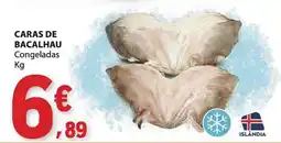 E.Leclerc Caras de bacalhau congeladas promoção