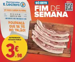 E.Leclerc Entremeada fatiada porco promoção