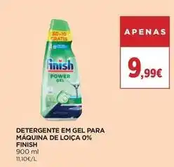 El Corte Inglés Finish - detergente em gel para maquina de loica promoção
