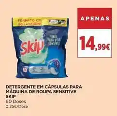 El Corte Inglés Skip - detergente em capsulas para maquina de roupa sensitive promoção