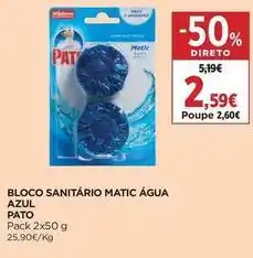 El Corte Inglés Pato - bloco sánitario matic azul promoção