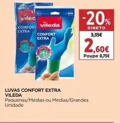 El Corte Inglés Vileda - luvas confort extra promoção