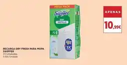 El Corte Inglés Swiffer - recarga dry fresh para mopa promoção