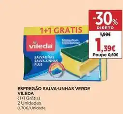 El Corte Inglés Vileda - esfregão salva-unhas verde promoção